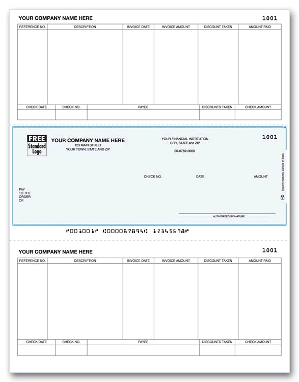 These AP Peachtree Checks are perfect for paying all of your bills. Use with inkjet or laser printer.