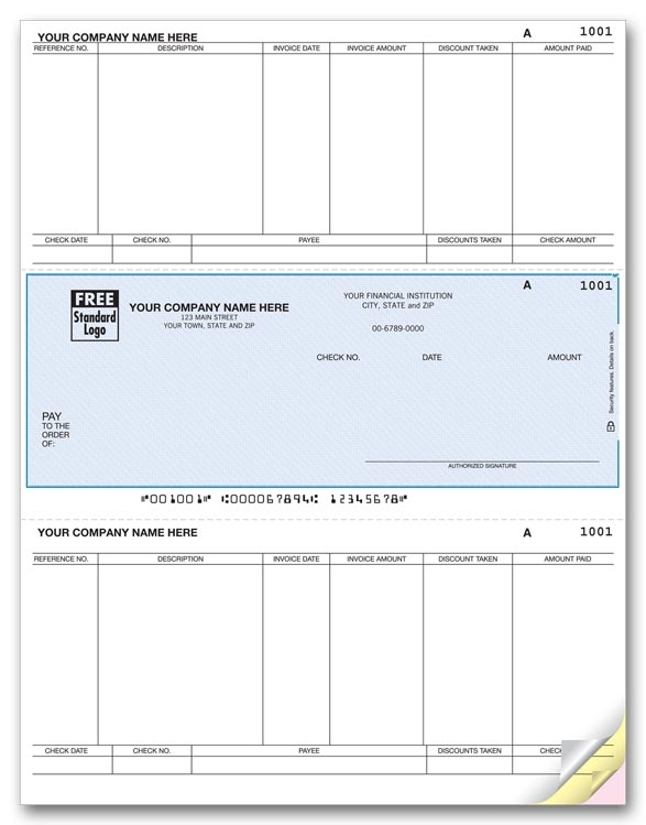 DLM262 - Laser Accounts Payable Checks, with Payee