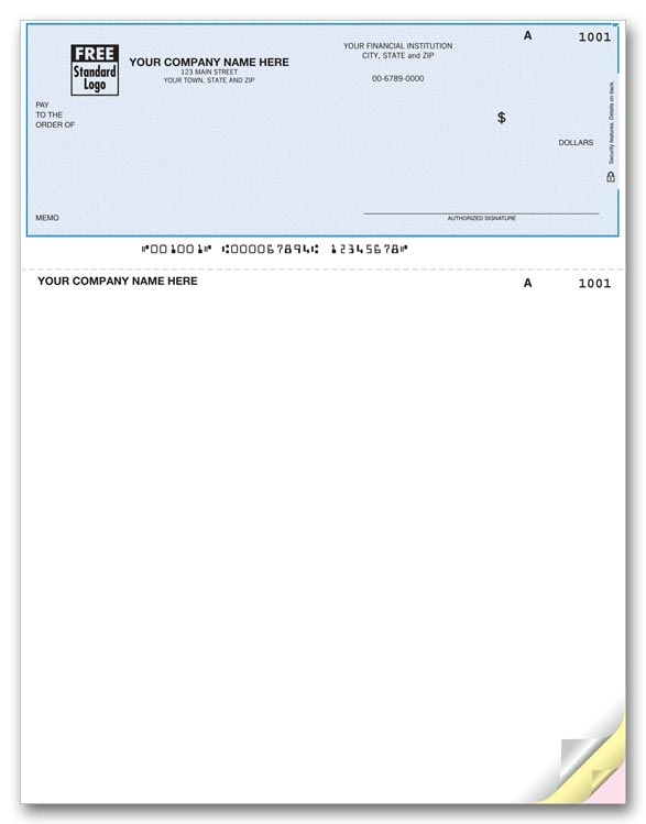 These Personalize NetSuite® Checks are perfect for paying all of your bills. Use with inkjet or laser printer.