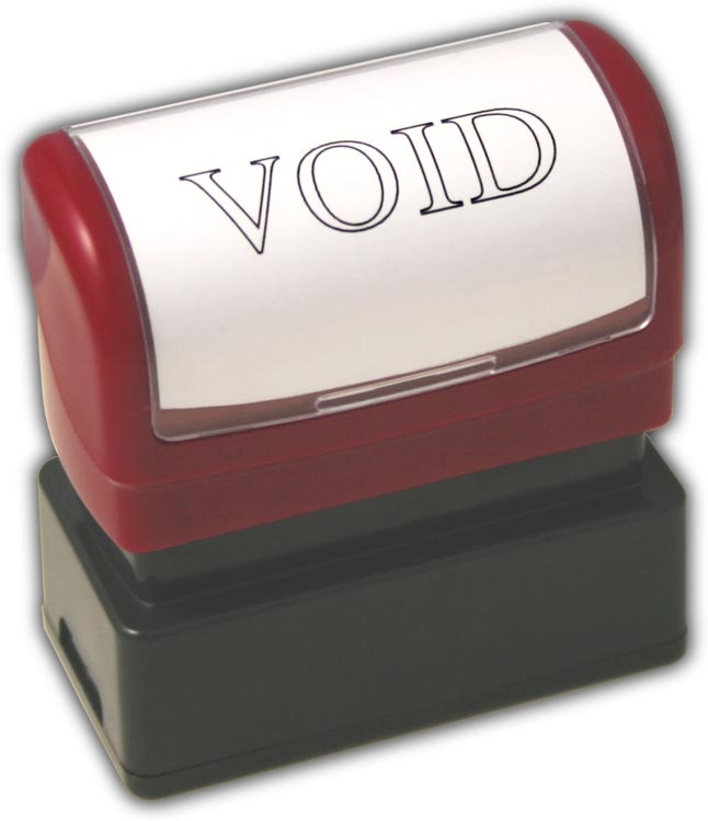 D2073 - Stamps - Pre-Inked VOID Stamp