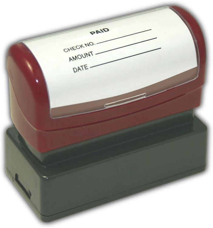 D2094 - Pre-Inked Stamp PAID with Check Amount