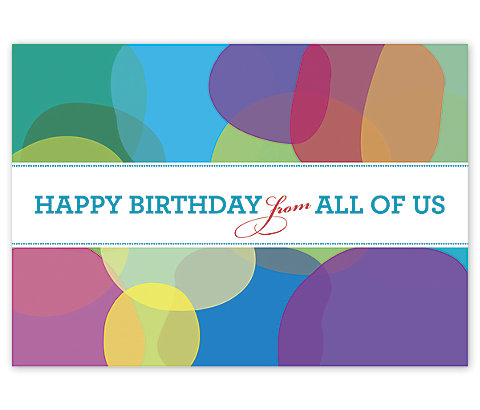 Send your genuine wishes with this Artistic Balloons Birthday Greeting Cards