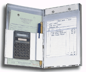 D2511 - Business Forms Holder with Solar Calculator