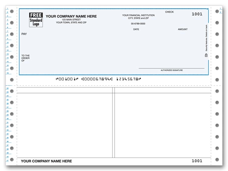 Continuous Accpac Business checks can be used to pay all your payables. Compatible with Accpac software.