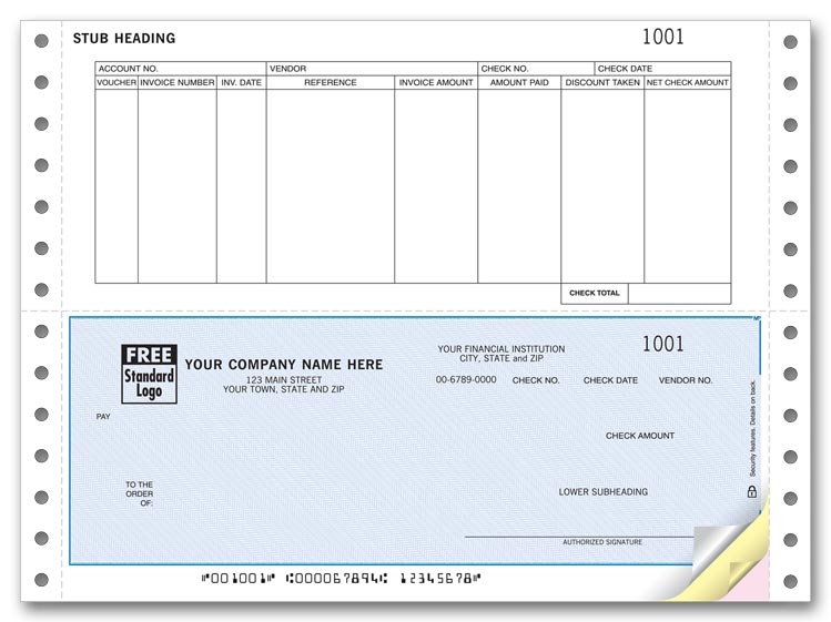 DCB225 - Microsoft® Accounts Payable Continuous Checks