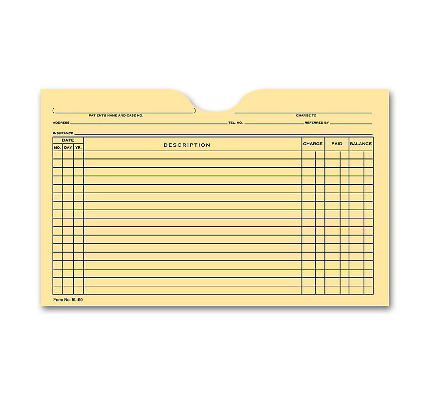 These file folders are perfect to organize patients folders in medical clinics.