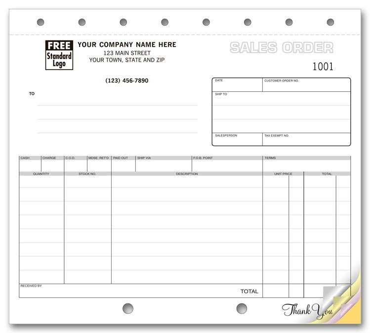 52 - Compact Sales Order Forms