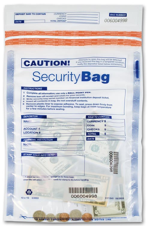 53853 - Large Cash Deposit Bags
