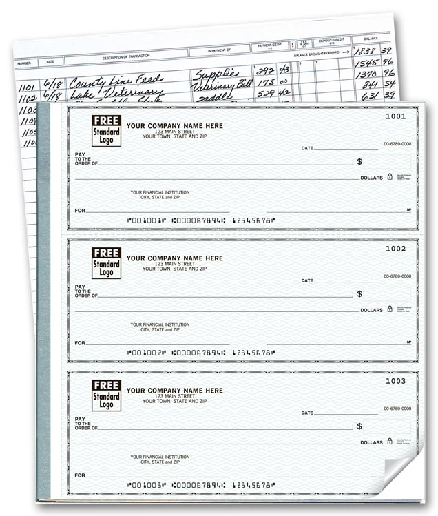 54031N - 3-Per-Page Personal Check - Executive