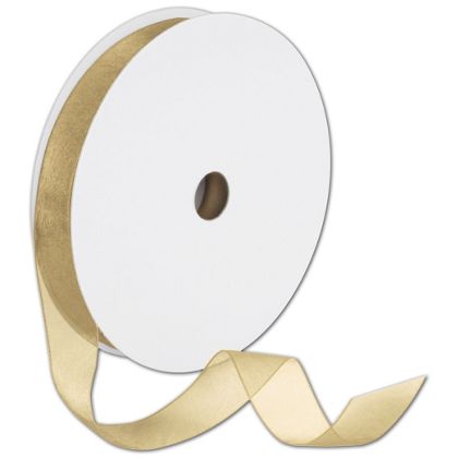 This elegant Sheer Gold Ribbon is the perfect finishing touch for your gift wrapping.
