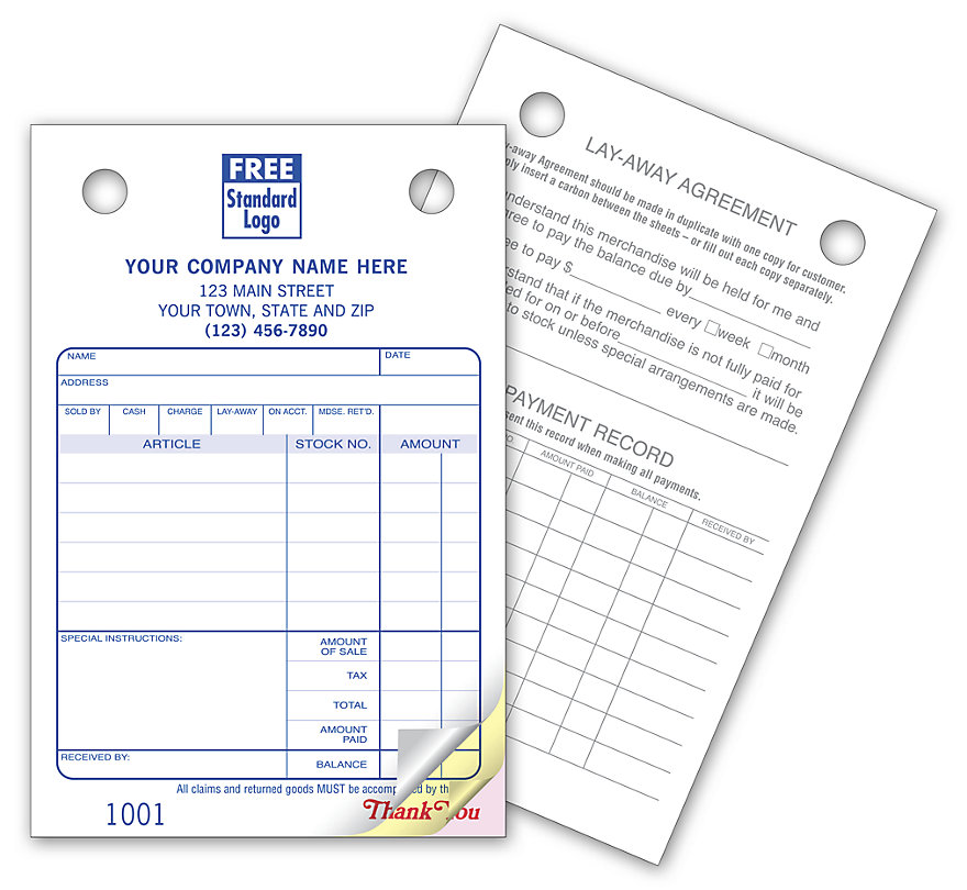 607 - Jewelry Order Forms | Custom Jewelry Order Forms