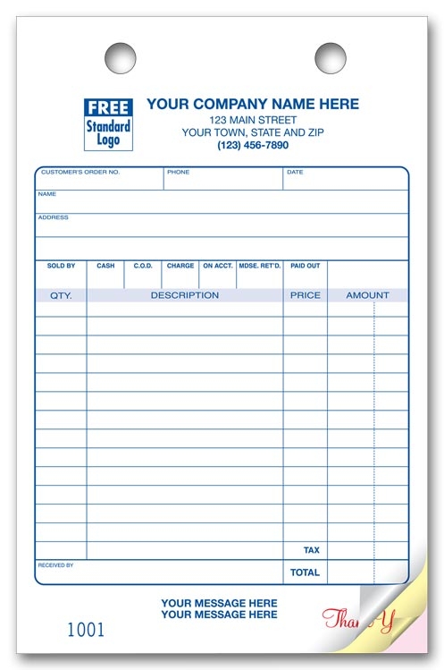 610SW - Order Forms with Special Wording