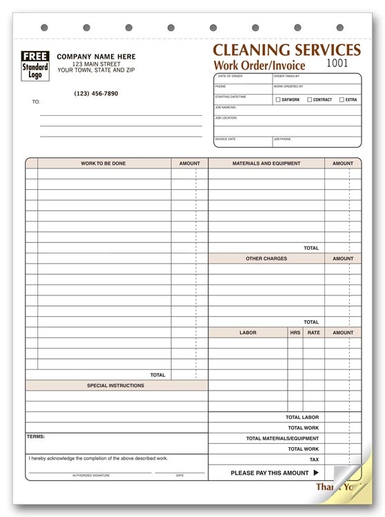 6527 - Personalized Cleaning Work Orders