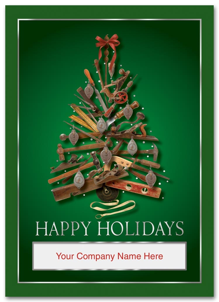 HL2510 - Contractor Holiday Cards - Tool Time Tree