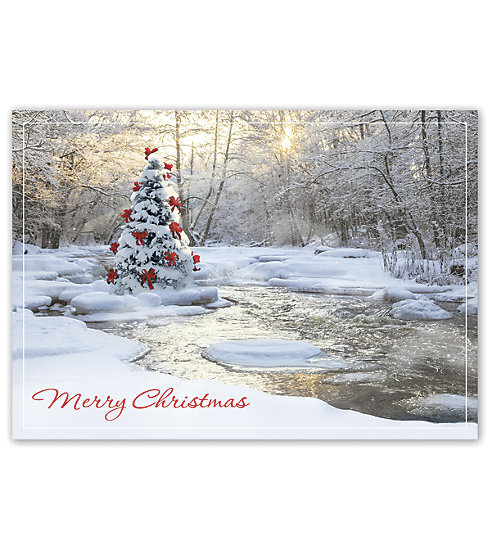 Send your customers this beautiful card set on a serene winter's day.