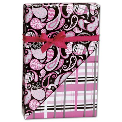 This versatile Paisley Gift Wrap can be used for any wrapping situation.