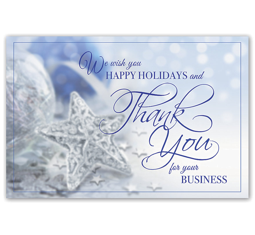 Use a thankful theme this year when sending business holiday postcards,