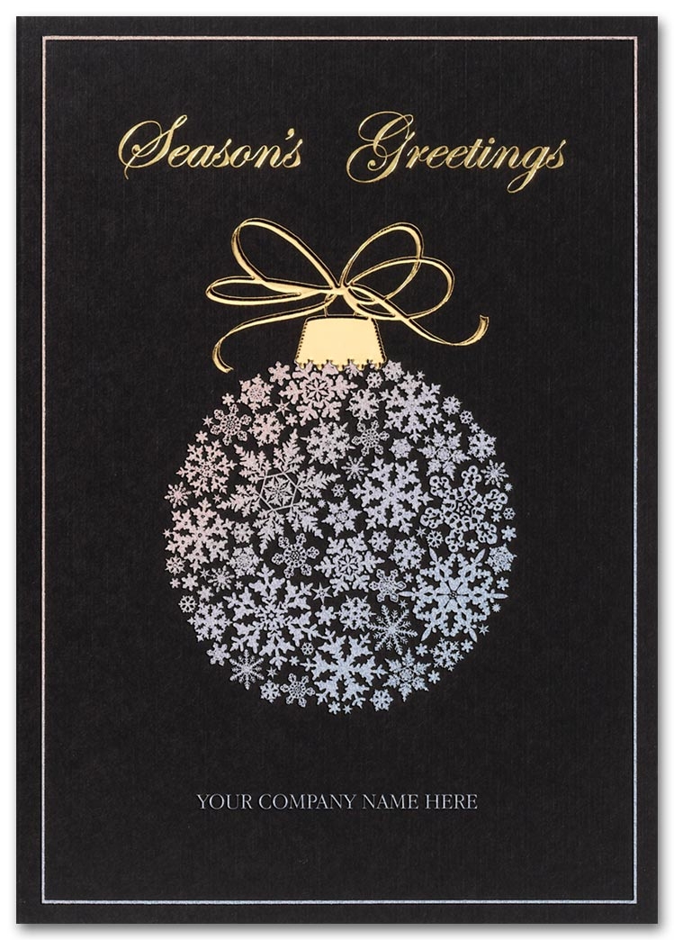 H2619 - Recycled Holiday Cards - Silver Elegance