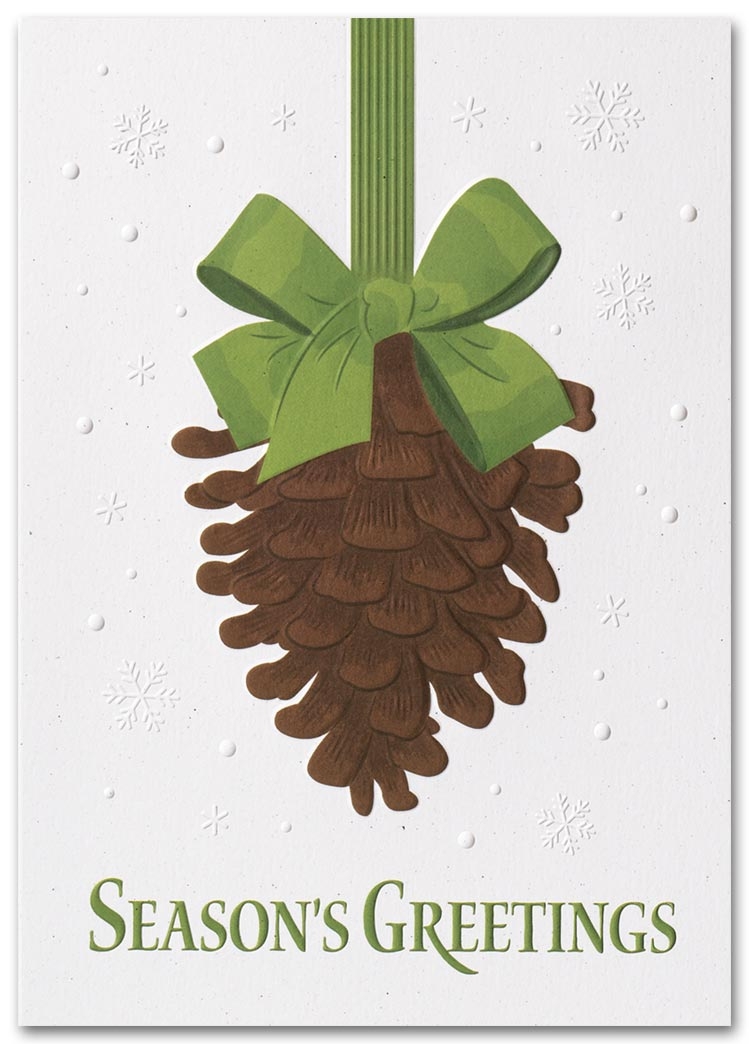 H2662 - 100% Recycled Holiday Cards - Ever Green