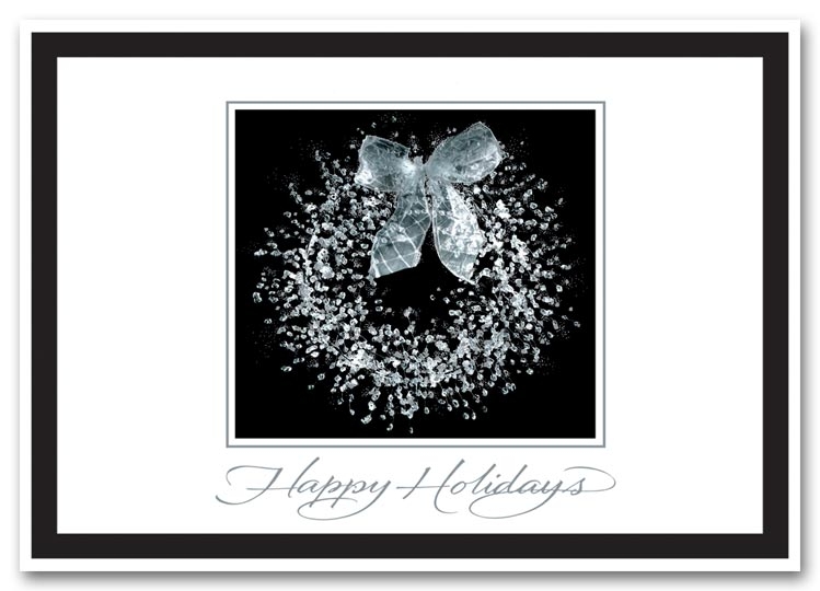 H58838 - Wreath Holiday Cards - Striking Beauty