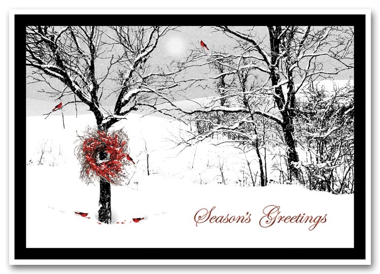 HH1611 - Wreath Holiday Cards - Holiday Feast