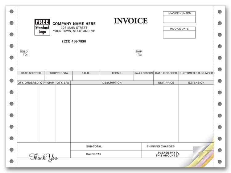 9049 - Compact Continuous Invoices