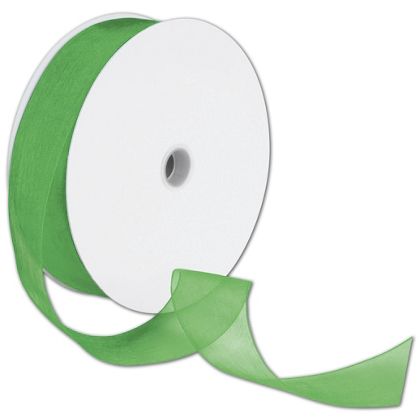This elegant Sheer Emerald Ribbon is the perfect finishing touch for your gift wrapping.