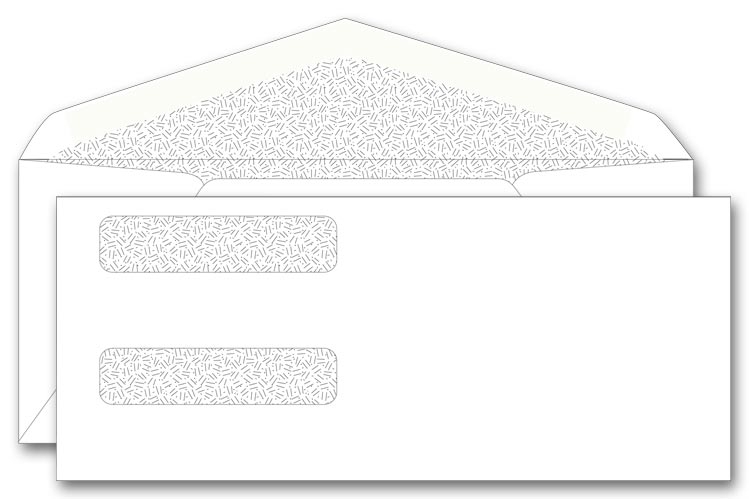 9169 - Confidential Two Window Check Envelope