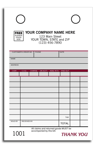 These convenient order forms allow you to keep track of what you are selling and keep things organized.