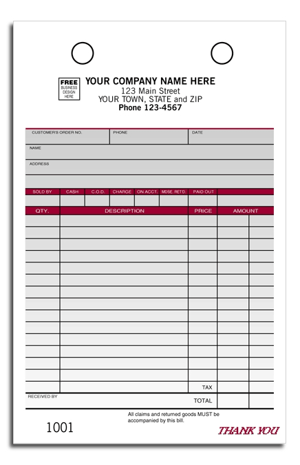 SP126 - Custom Register Forms Printing
