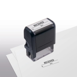 103034, Received w/ boxes Stamp - Self-Inking