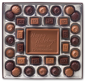 Medium Holiday Chocolate Gift Boxes: Truffles