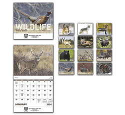 2024 Wildlife Themed Wall Calendars