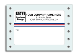 Continuous Mailing Labels, Small
