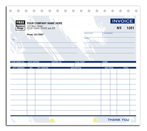 Compact Shipping Invoices