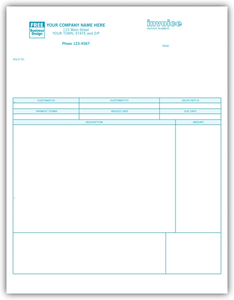 Laser Classic Service Invoice for Sage 50 Software