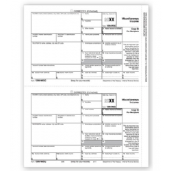 Laser Bulk 1099-MISC Tax Forms, Recipient Copy B