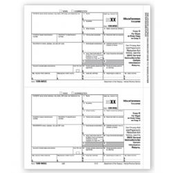 Laser Bulk 1099-MISC Tax Forms,  Payer or State Copy C