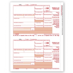 Laser Bulk 1099-DIV Tax Forms, Federal Copy A