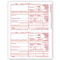 Laser Bulk 1099-R Tax Forms, Federal Copy A