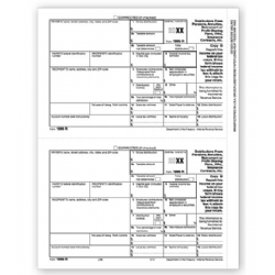 Laser 1099-R Tax Forms - Recipient Copy B