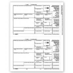 Laser 1099-R Tax Forms - Payer/State/City/Local Copy D