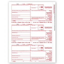 Laser 1099-S Tax Forms - Federal Copy A