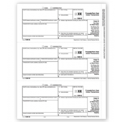 Laser Bulk 1099-S Tax Forms, State Copy C