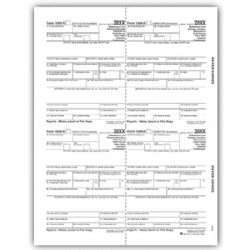 Laser Bulk 1099-R Tax Forms, Payer/ Local/State/File Copy