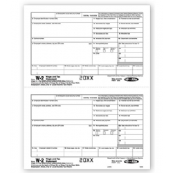 Laser W-2 Tax Forms - Employee Copy 2/Copy C