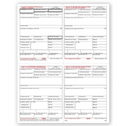 Laser W-2 Tax Forms - 4-Up