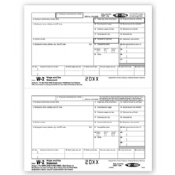 Laser W-2 Tax Forms -  Employee Copy B and C