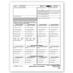 Laser W-2C Tax Forms - Employee Copy 2 or C
