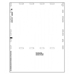 Blank 1099-MISC Tax Forms - Self-Mailer